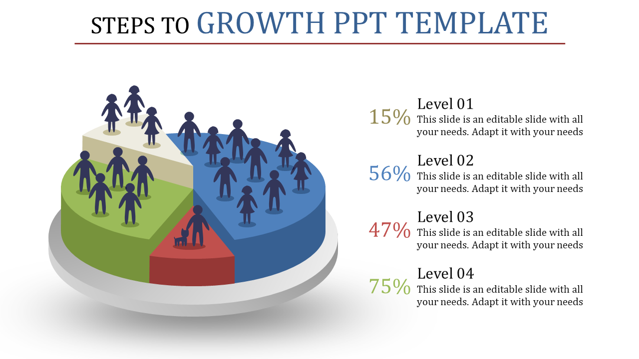 growth ppt template-Steps To Growth Ppt Template